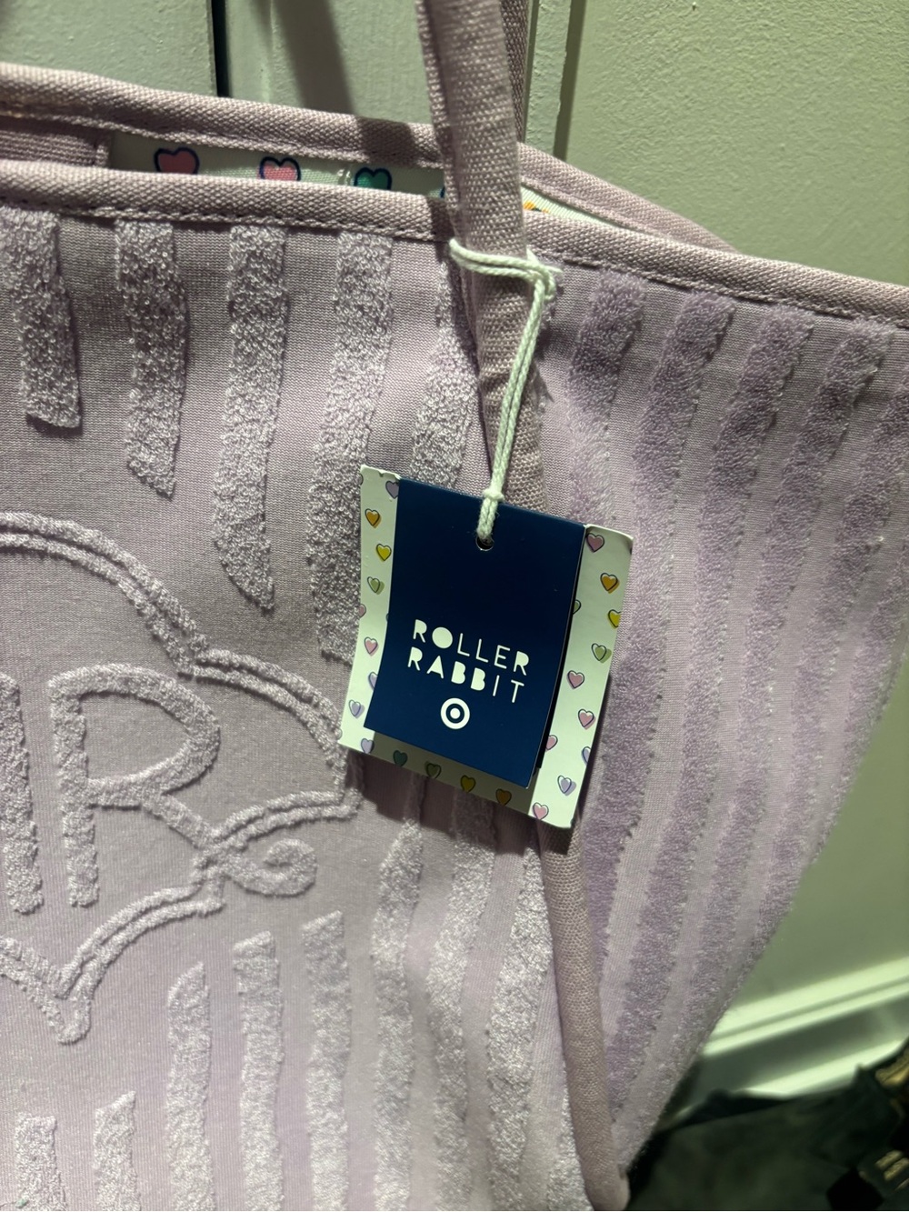 Roller Rabbit Lilac Embroidered Tote - Picture 8 of 8